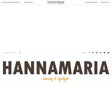 Tablet Screenshot of hannamariav.com